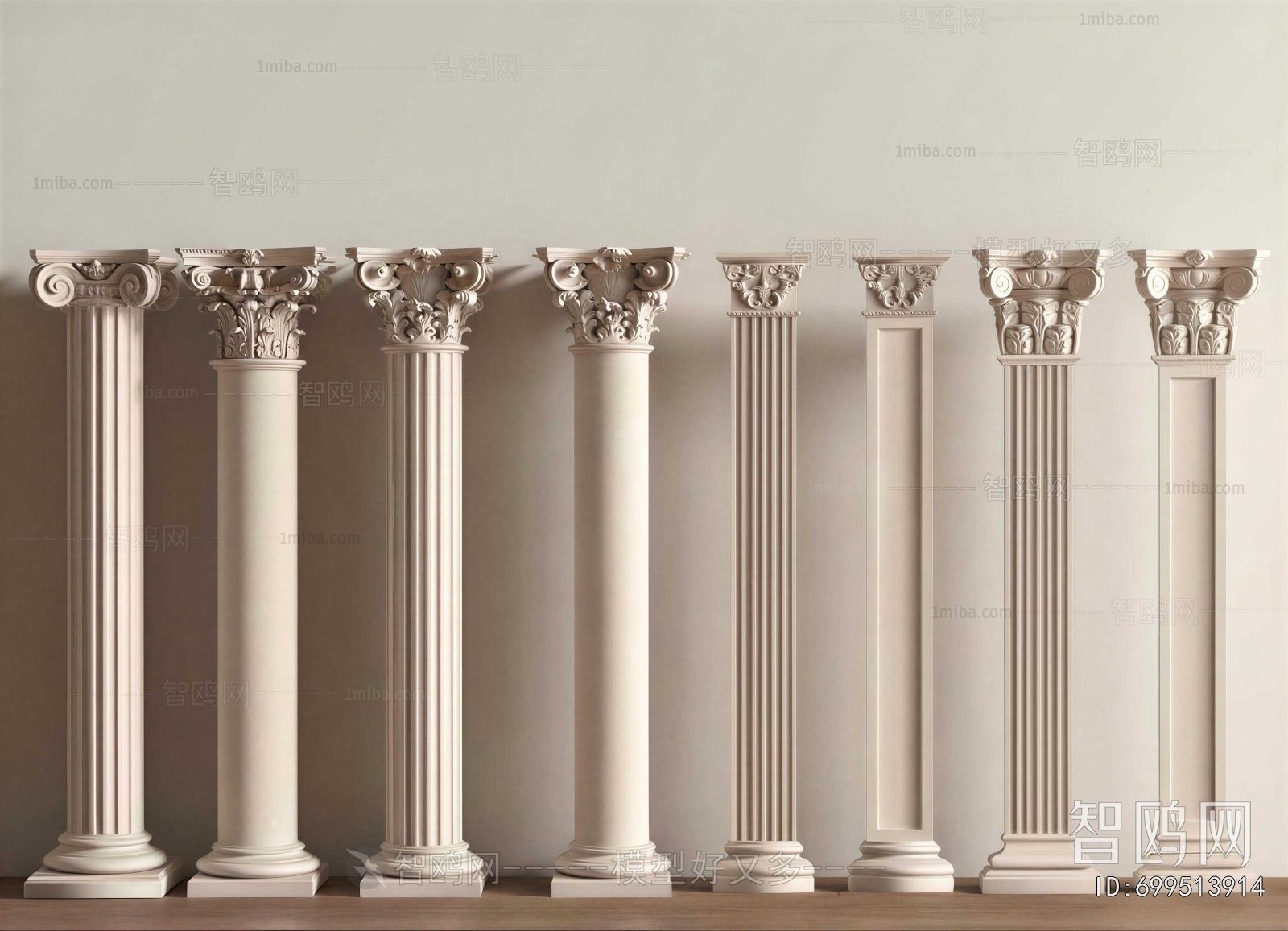 European Style Roman Pillar