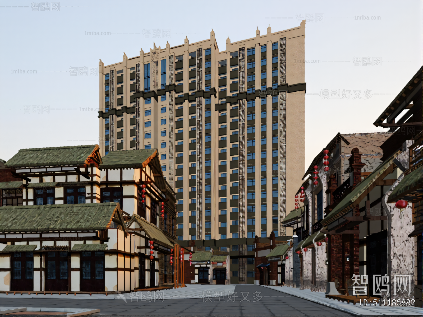 Chinese Style Commercial Street