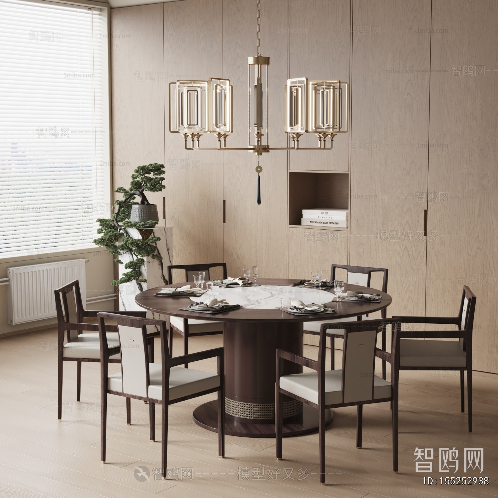 New Chinese Style Dining Table And Chairs