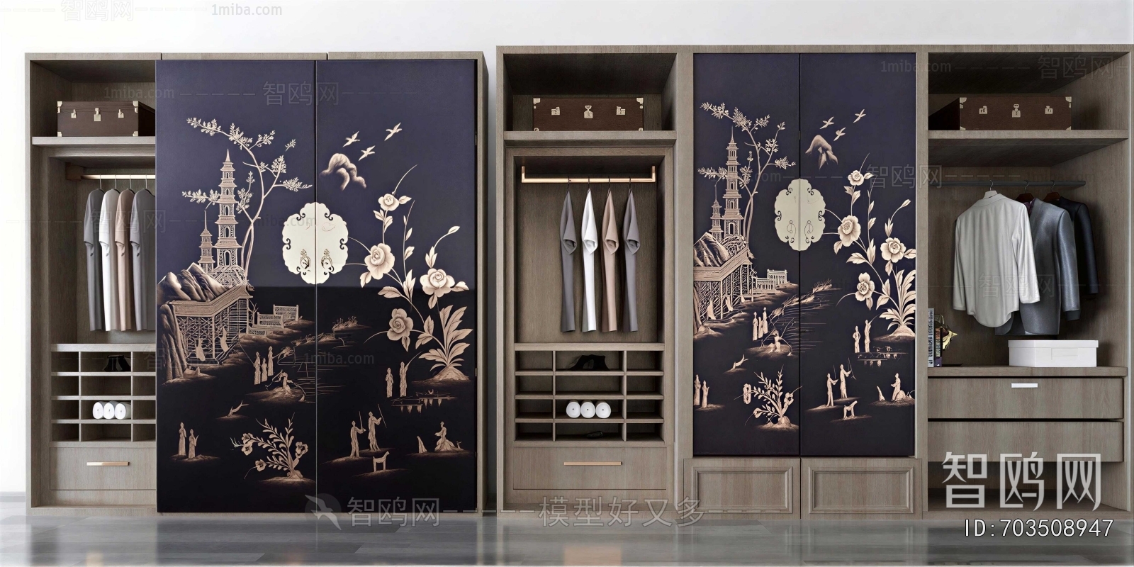 New Chinese Style The Wardrobe