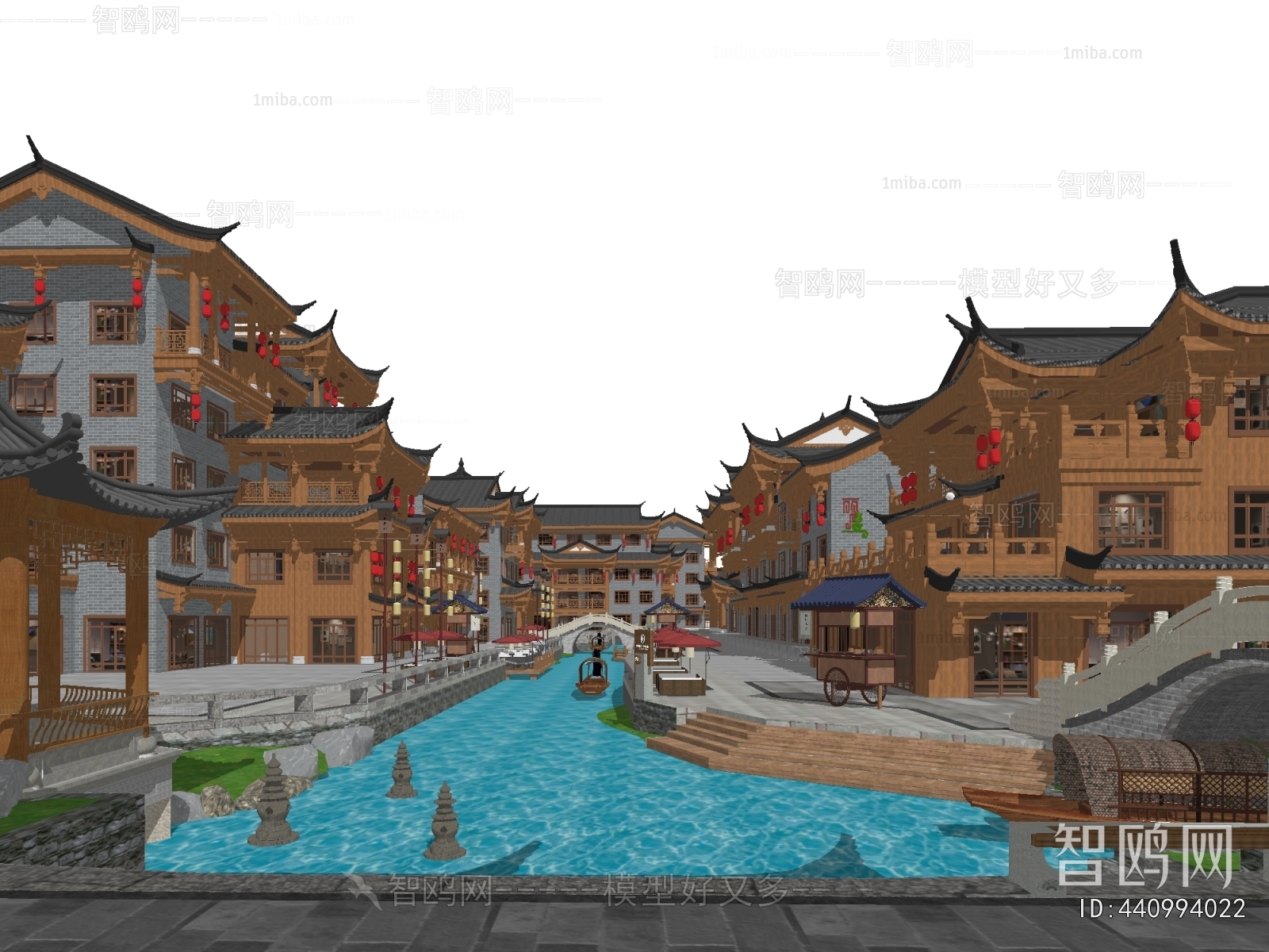 New Chinese Style Commercial Street