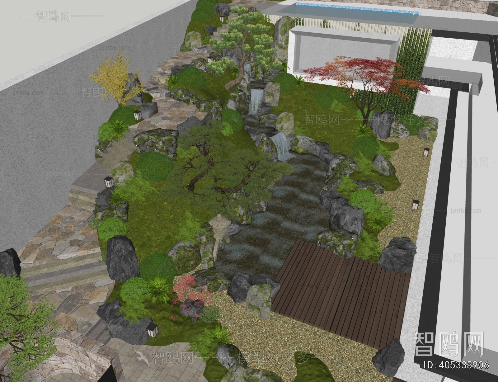 Japanese Style Courtyard/landscape