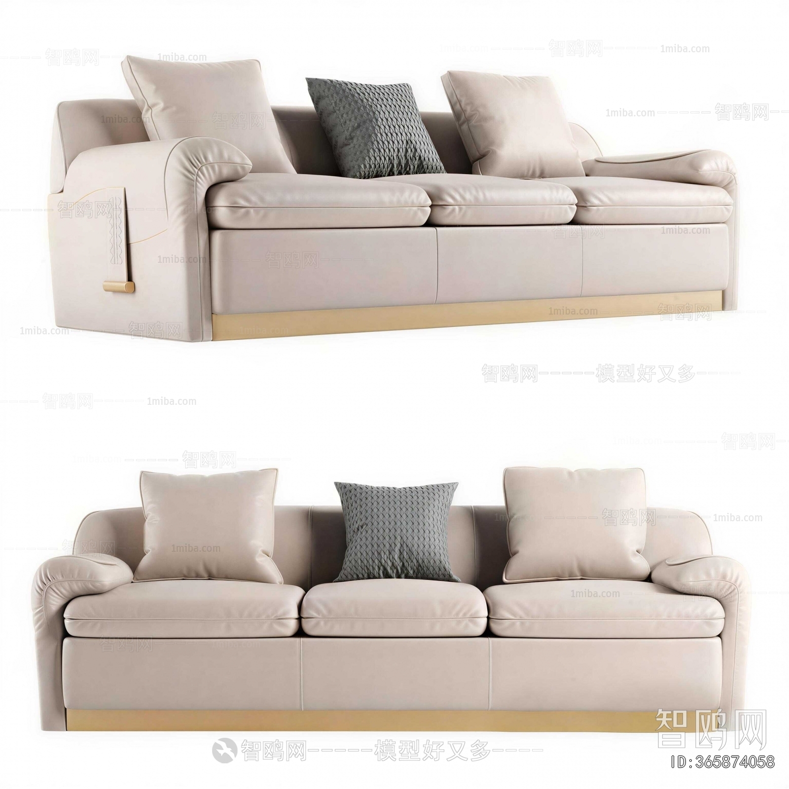 Modern Three-seat Sofa