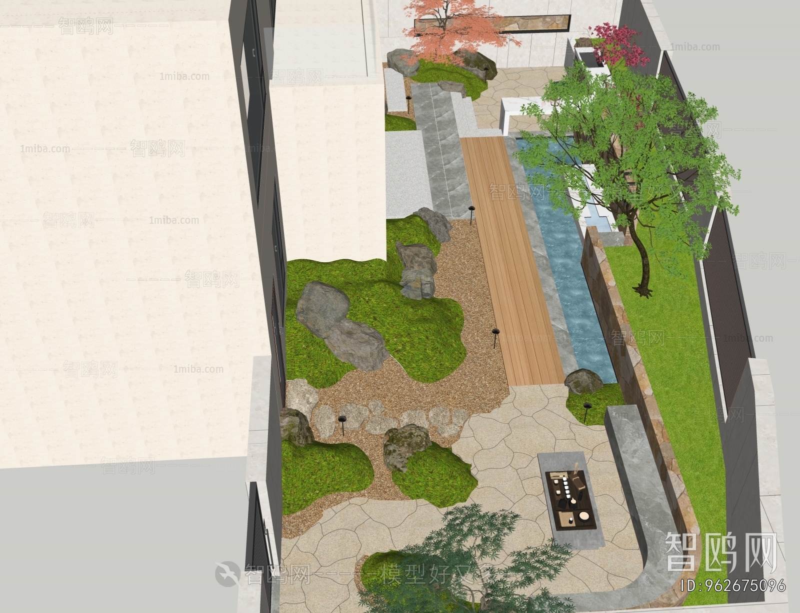 New Chinese Style Courtyard/landscape