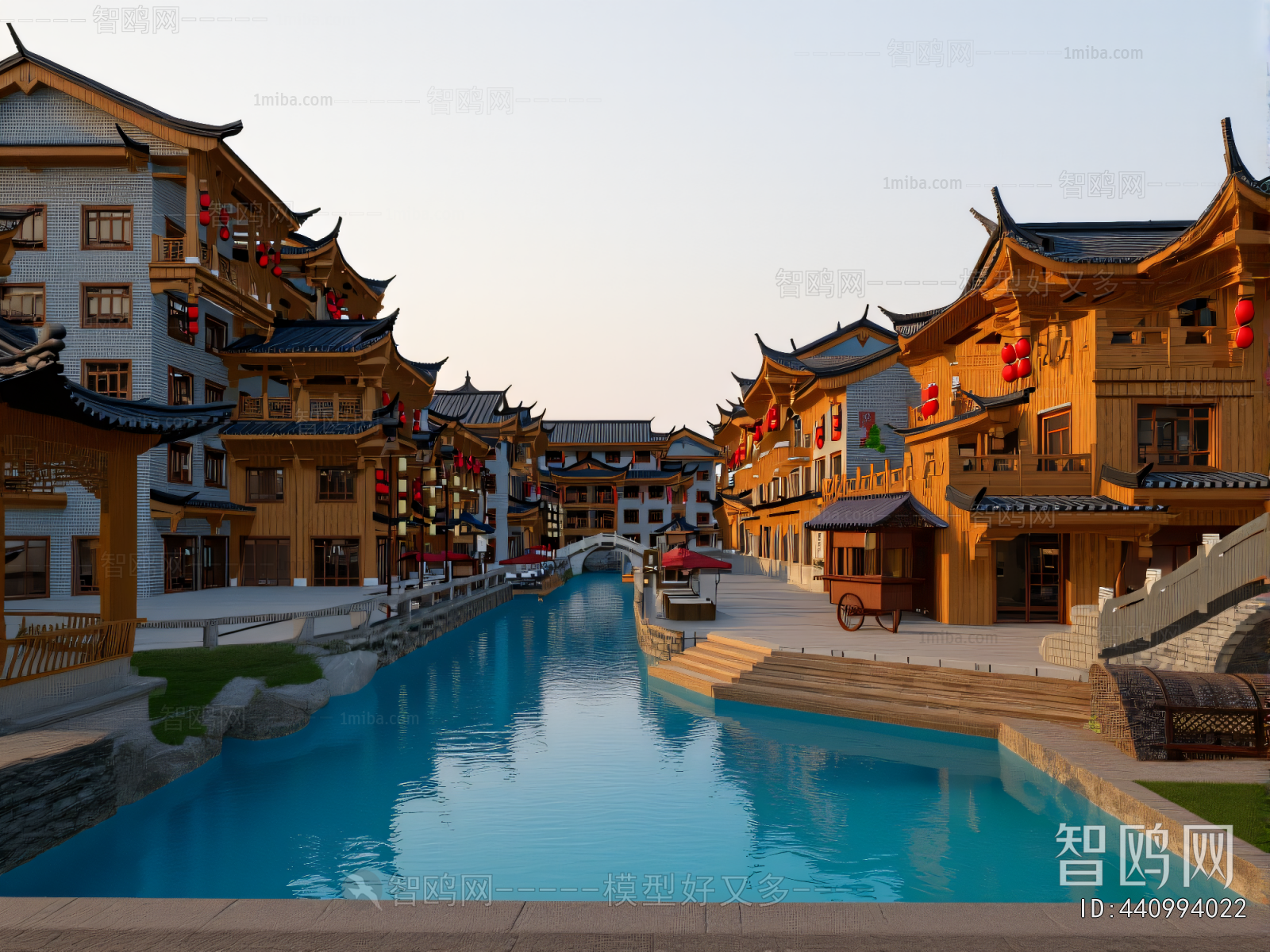 New Chinese Style Commercial Street