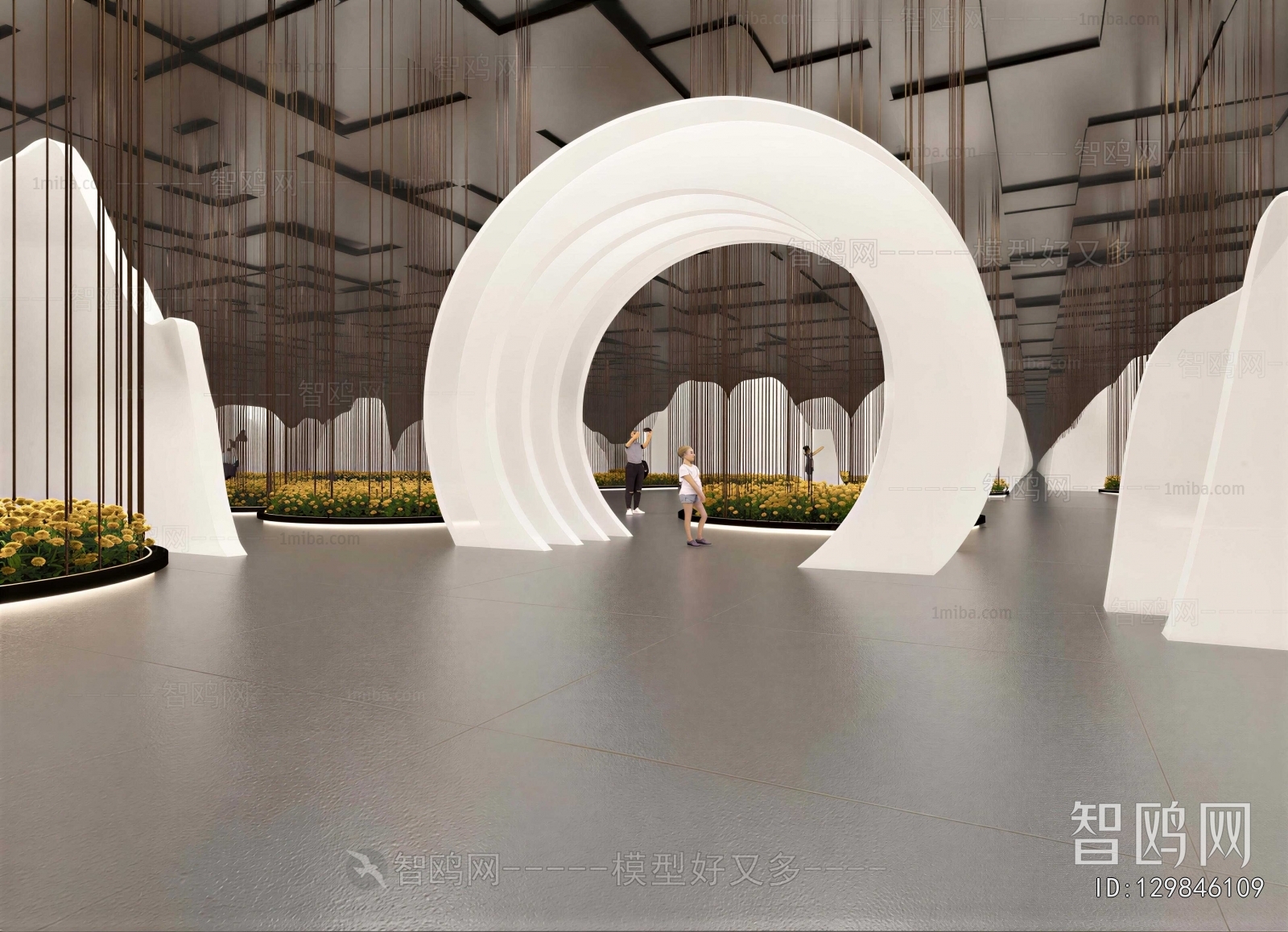 New Chinese Style Exhibition Hall