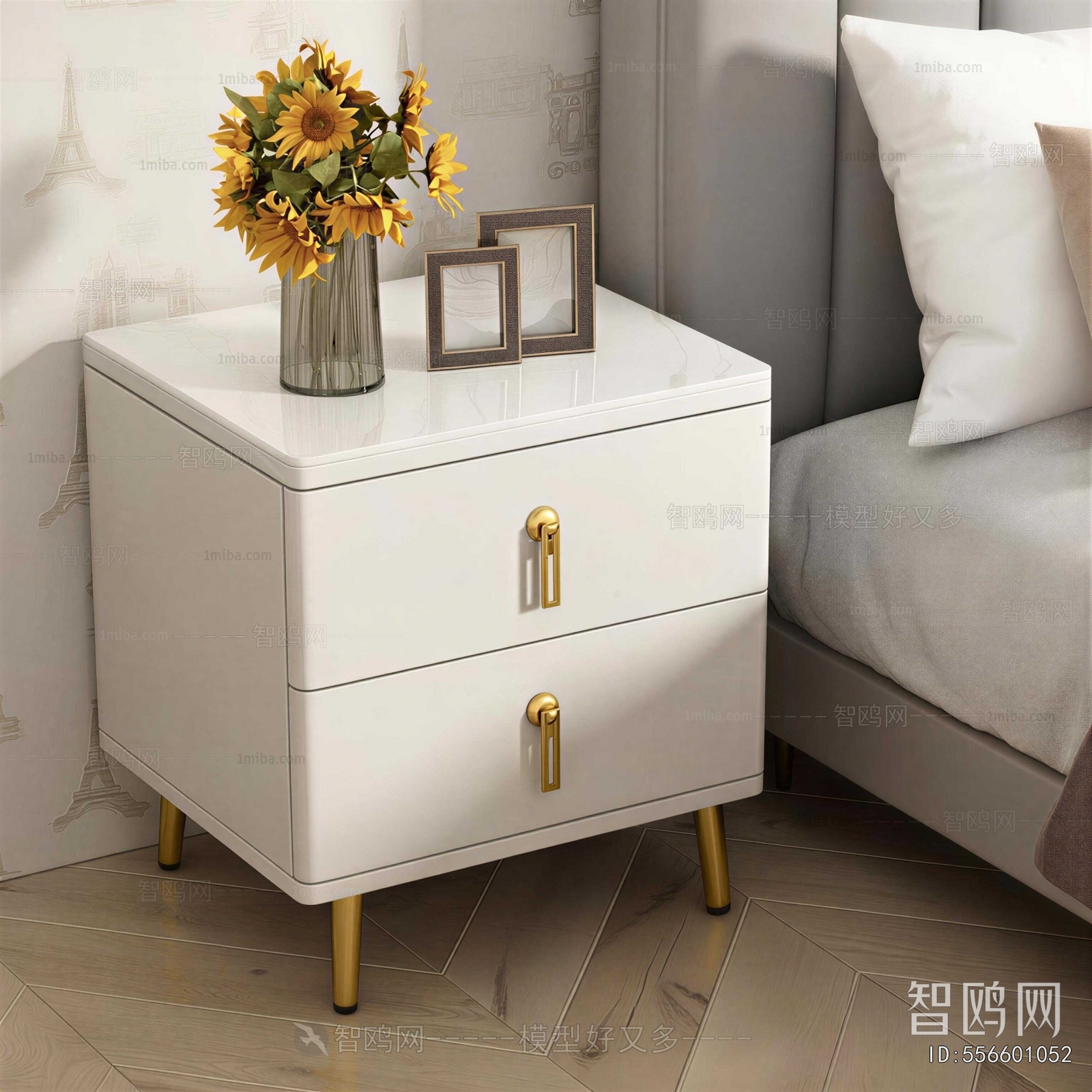 Modern Bedside Cupboard
