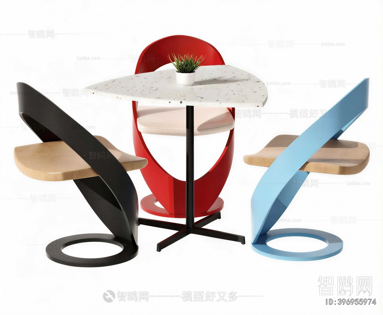 Modern Leisure Table And Chair