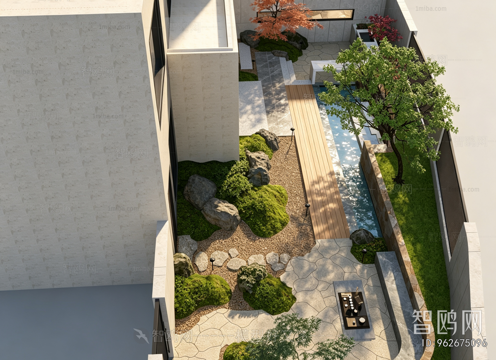 New Chinese Style Courtyard/landscape