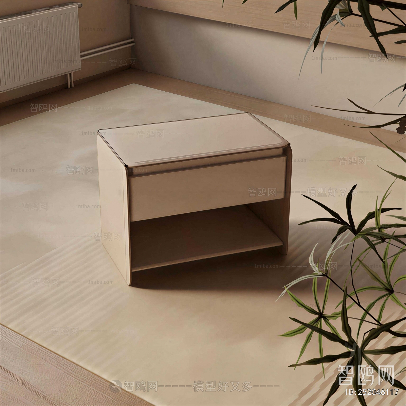 Modern Bedside Cupboard