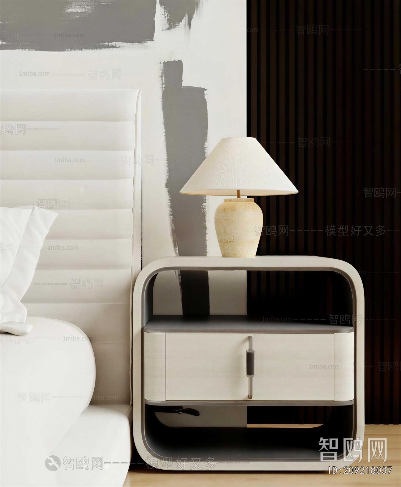 Modern Bedside Cupboard