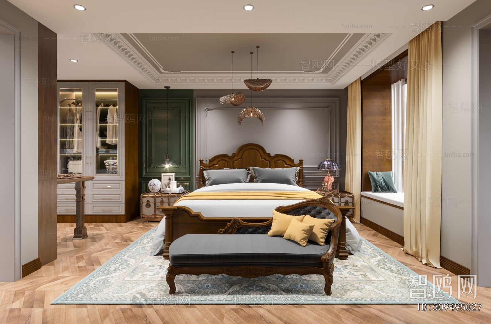 American Style Bedroom
