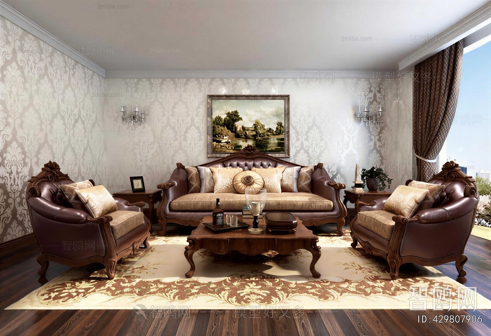 American Style A Living Room