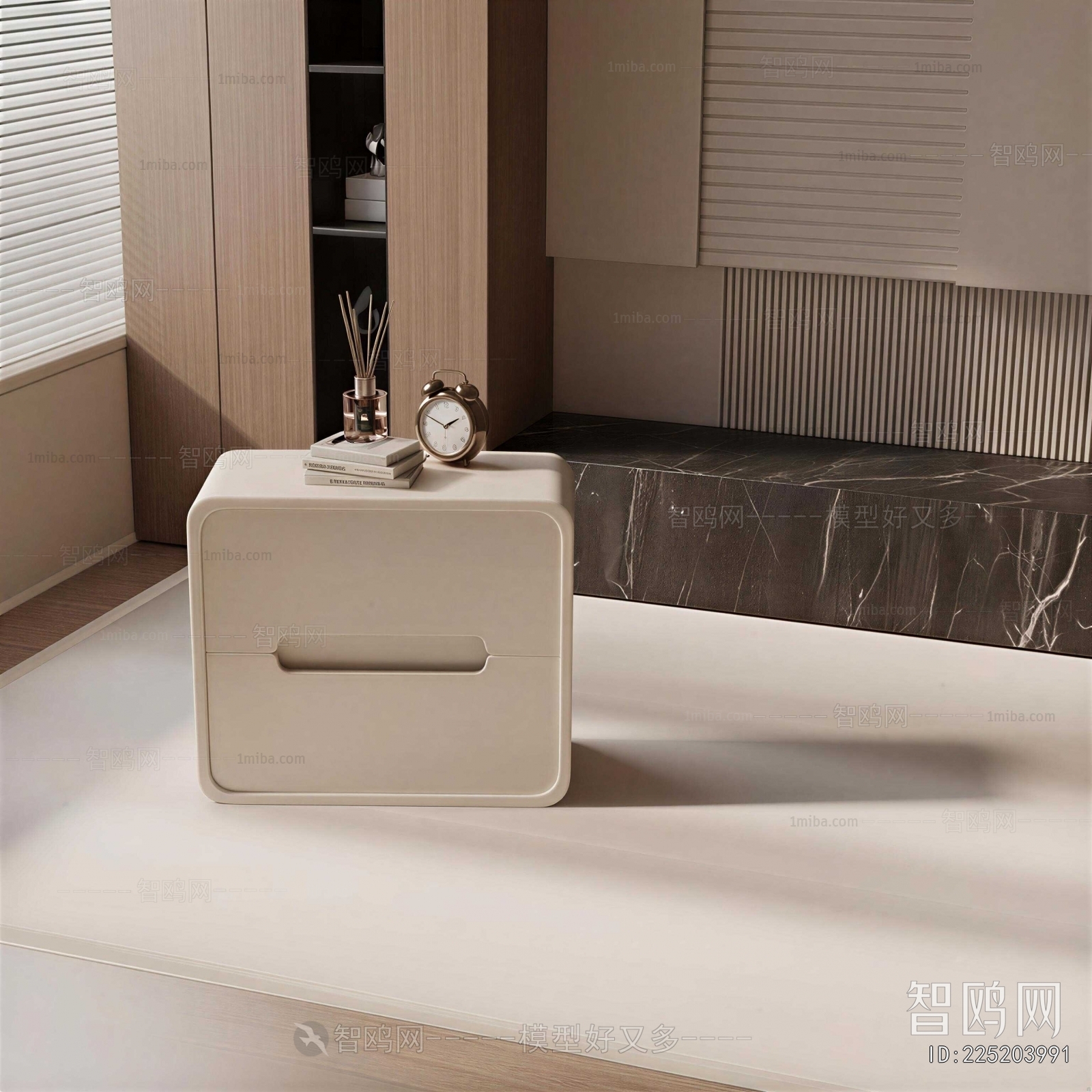 Modern Bedside Cupboard