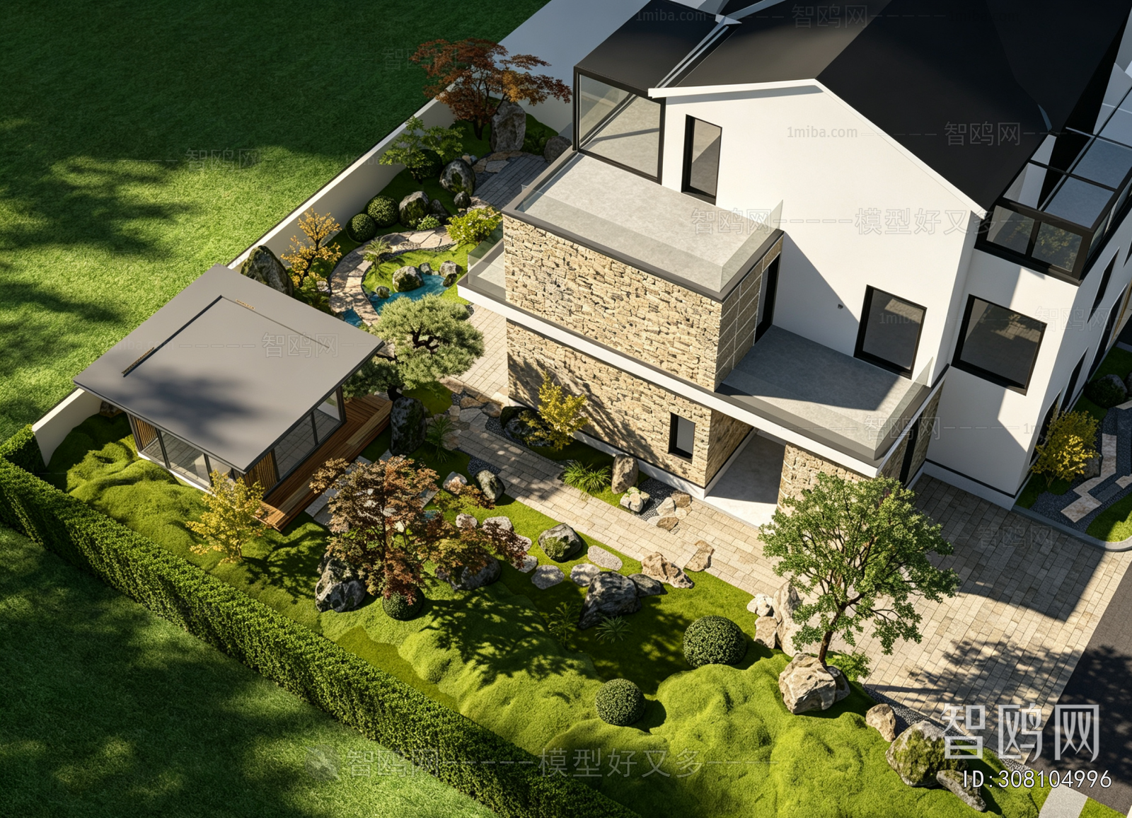 Japanese Style Courtyard/landscape