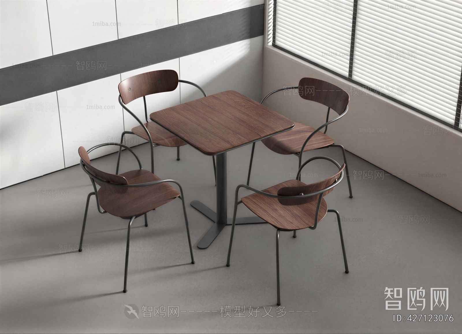 Industrial Style Leisure Table And Chair