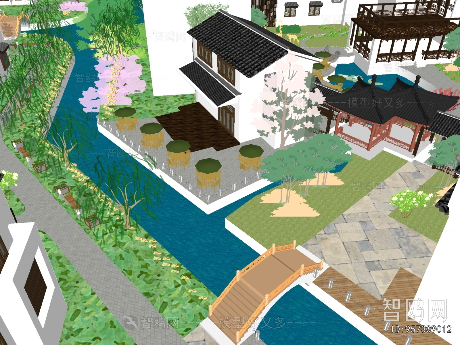 New Chinese Style Commercial Street