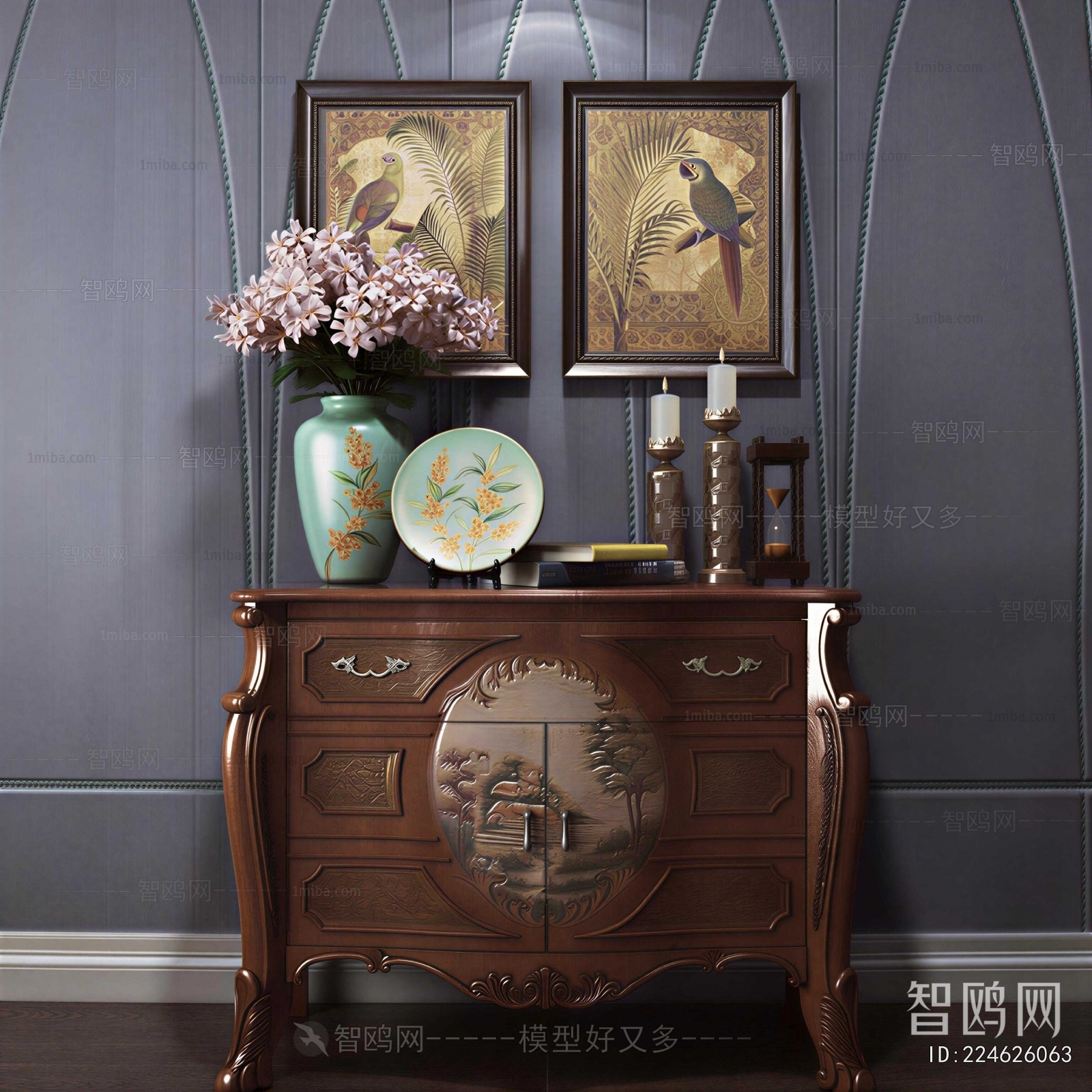 European Style Entrance Cabinet