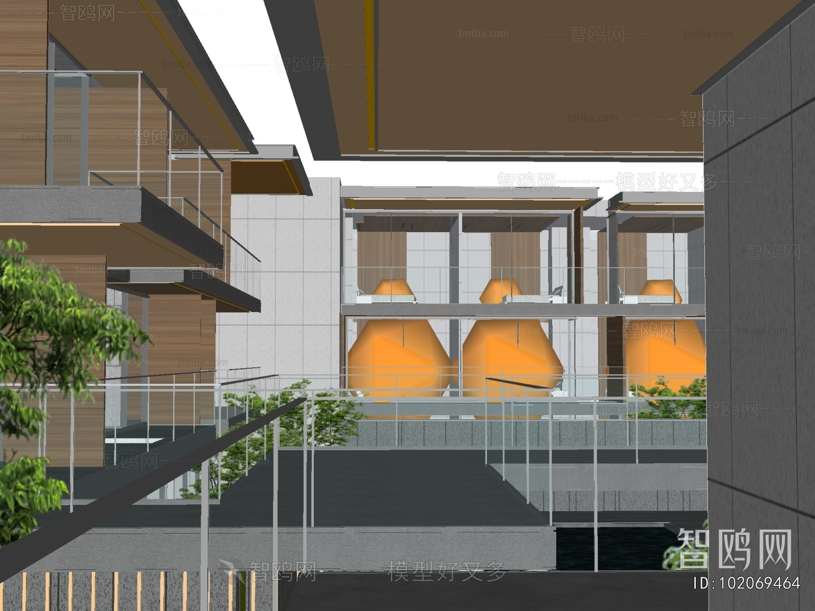 Modern Appearance Of Commercial Building