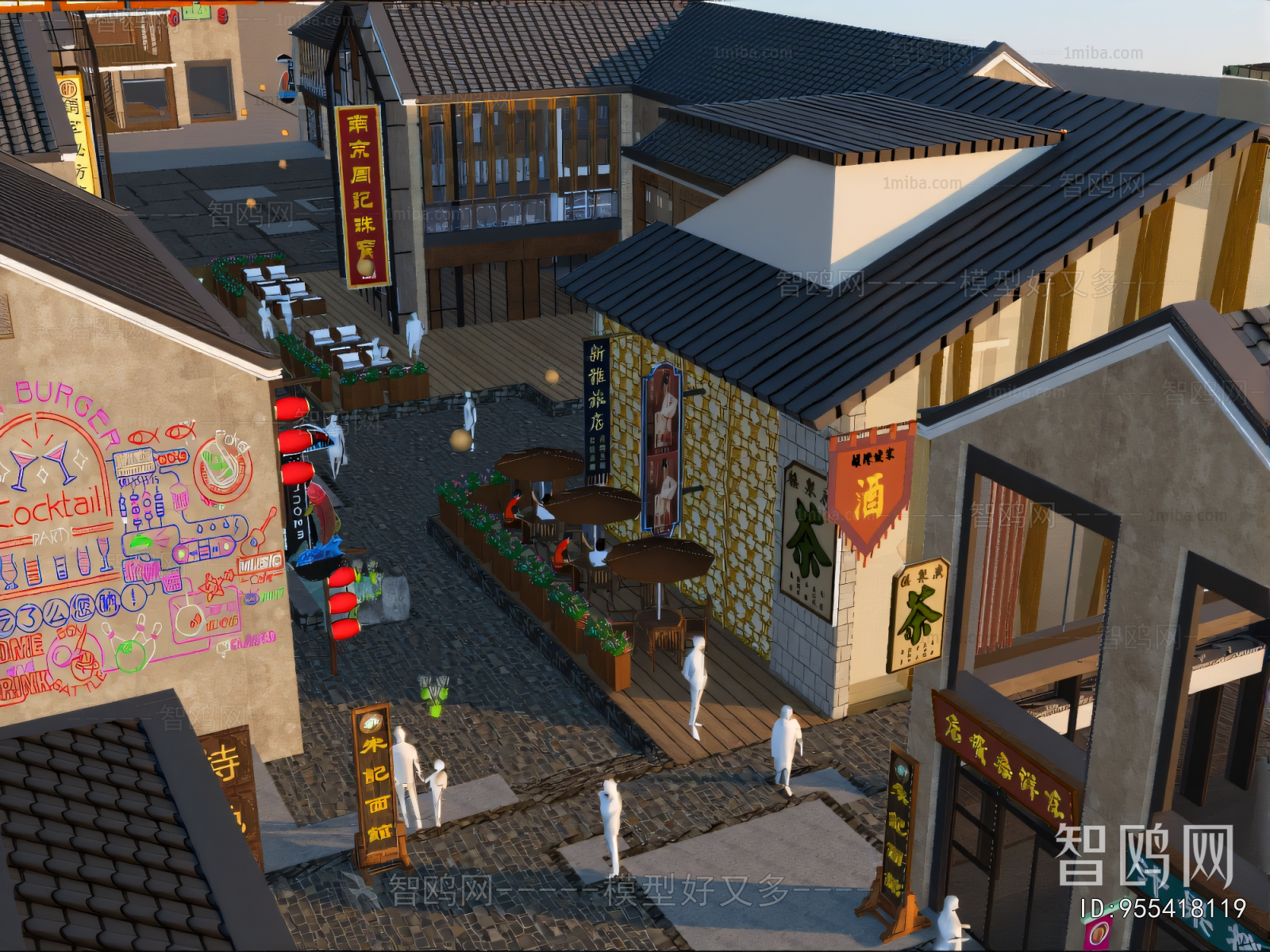 New Chinese Style Commercial Street