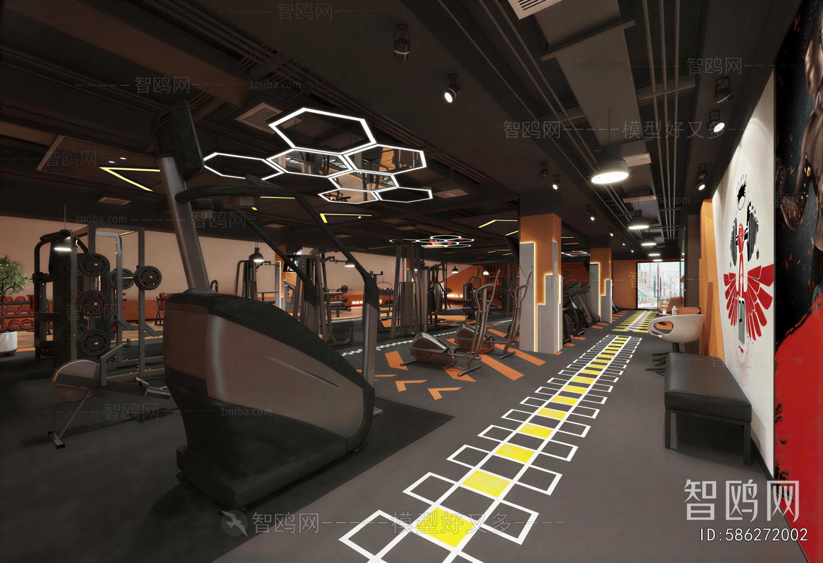 Industrial Style Gym