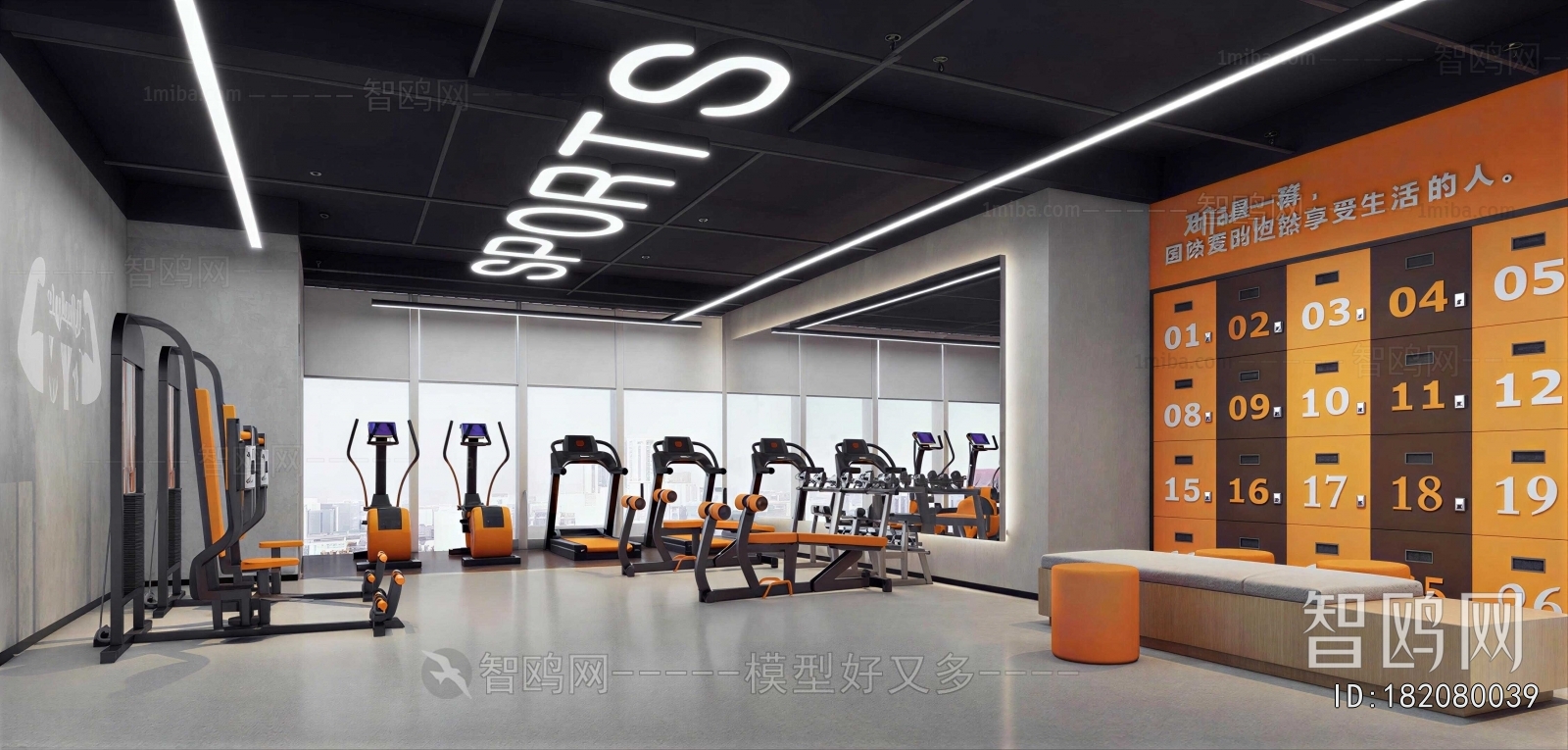 Industrial Style Gym