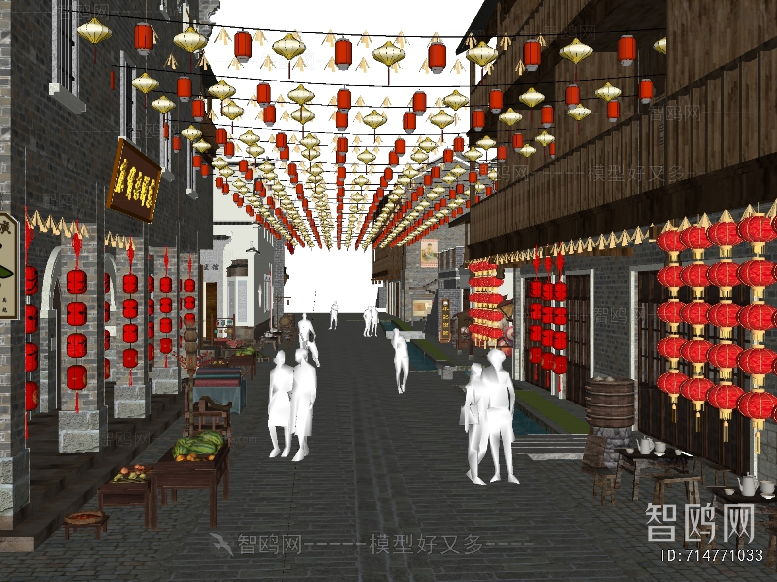 New Chinese Style Commercial Street