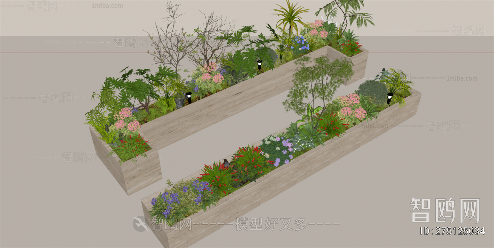 Modern Flower Bed, Flower Bowl, Flower Box