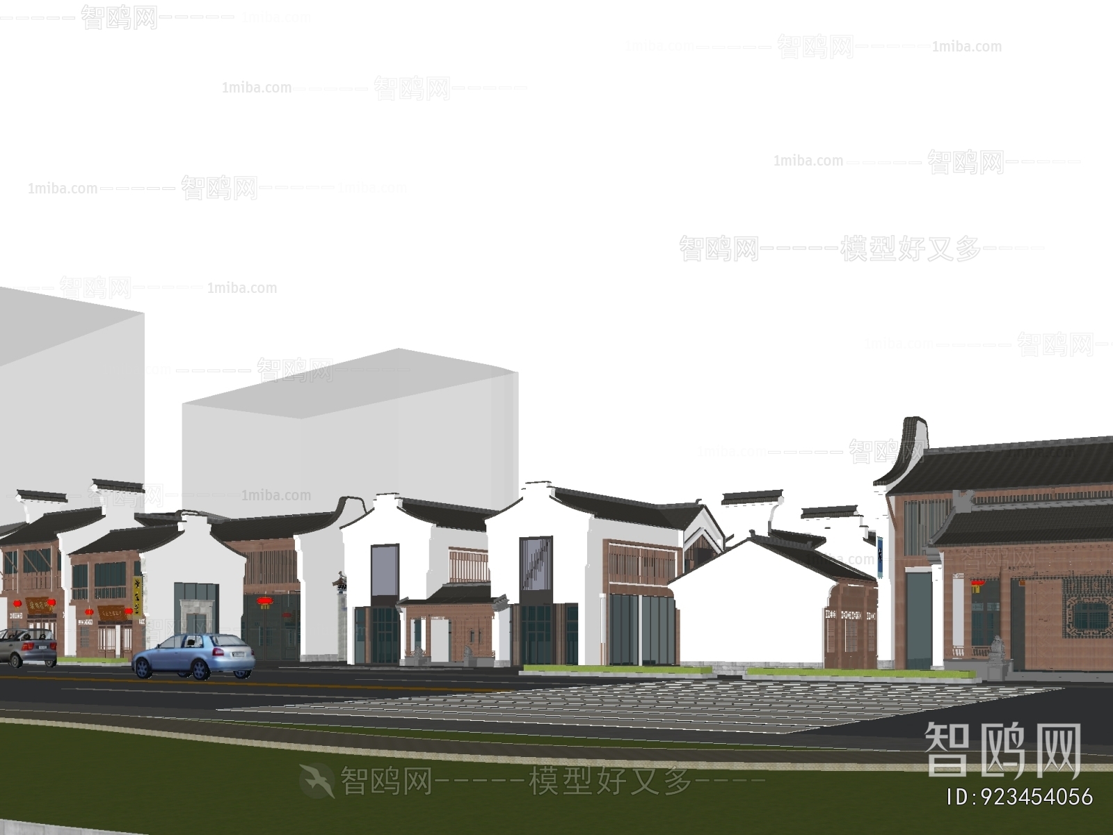 New Chinese Style Commercial Street