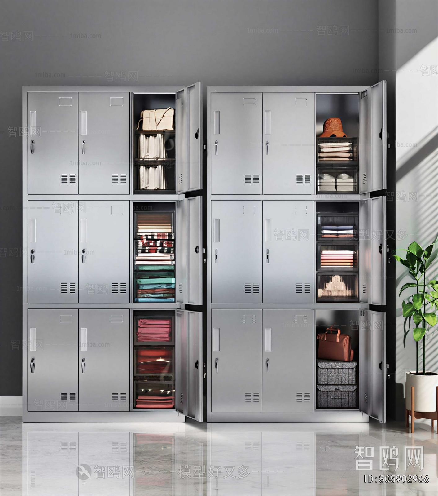 Industrial Style Public Cabinet/lock Cabinet