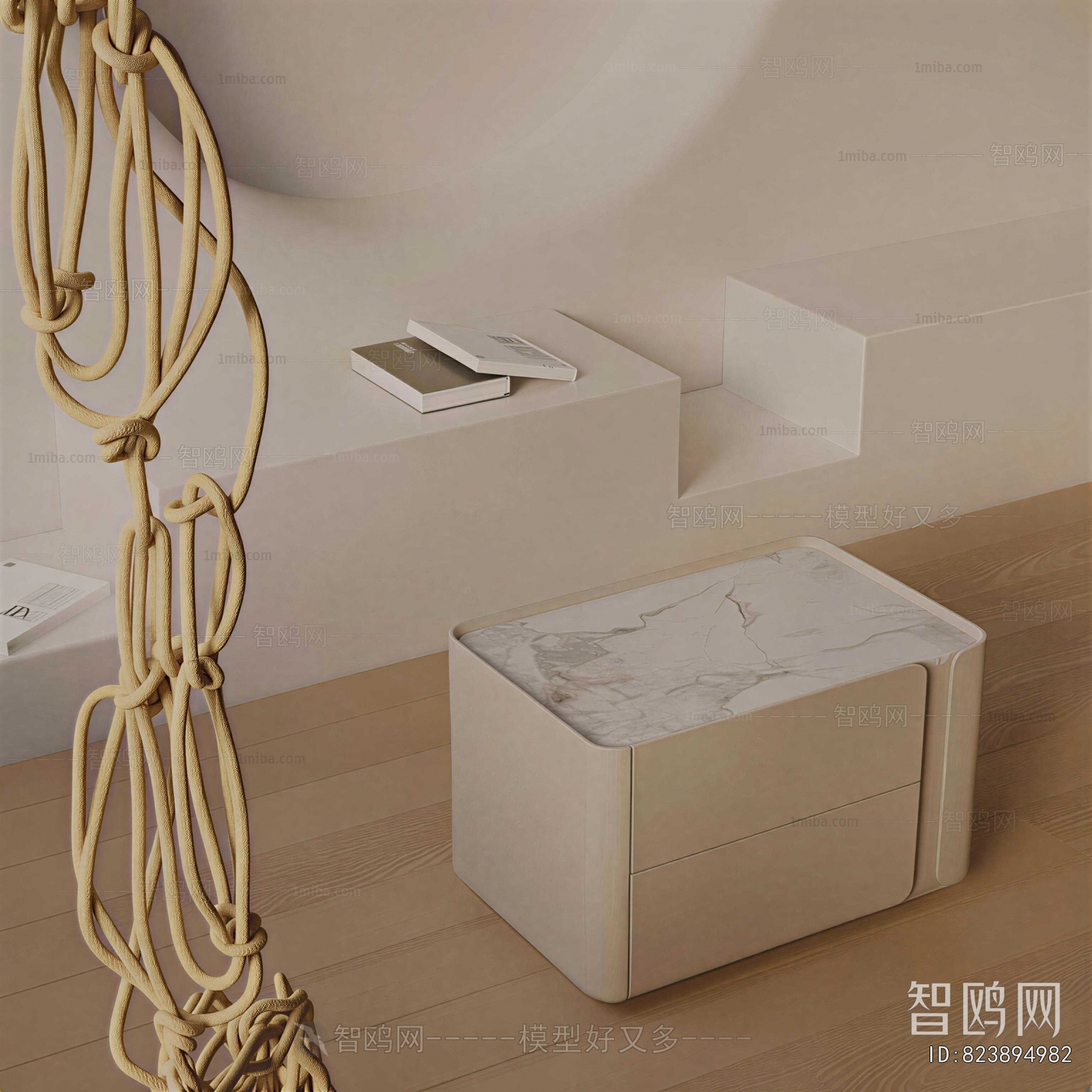 Modern Bedside Cupboard