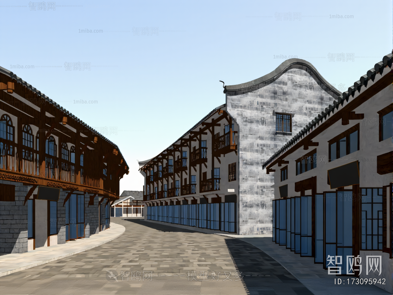 New Chinese Style Commercial Street