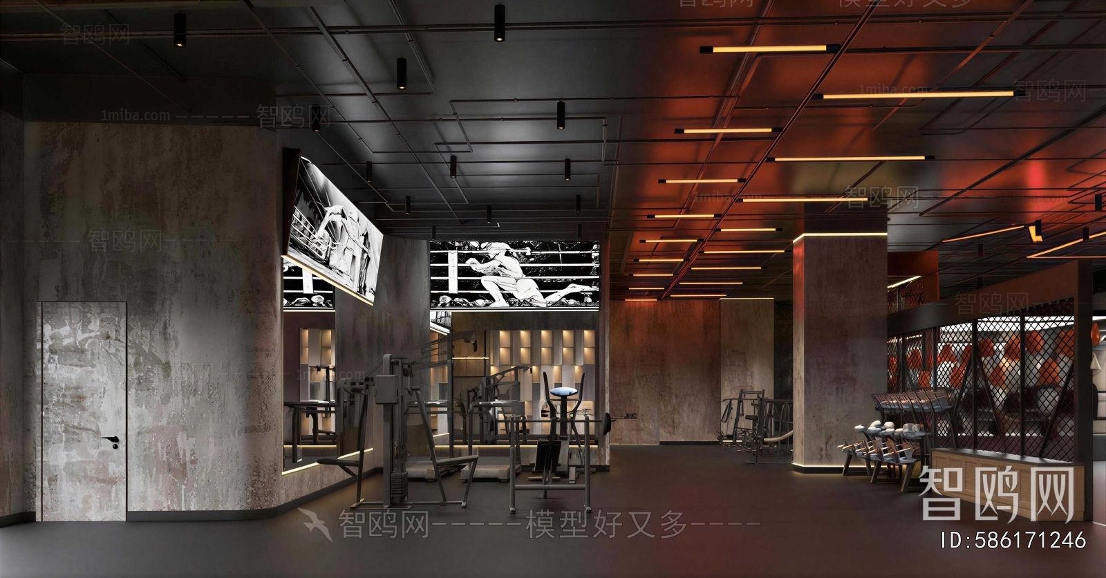 Industrial Style Gym