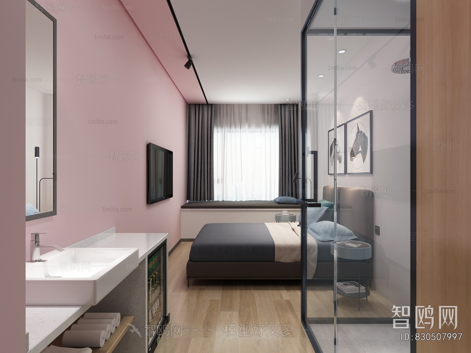 Modern Guest Room