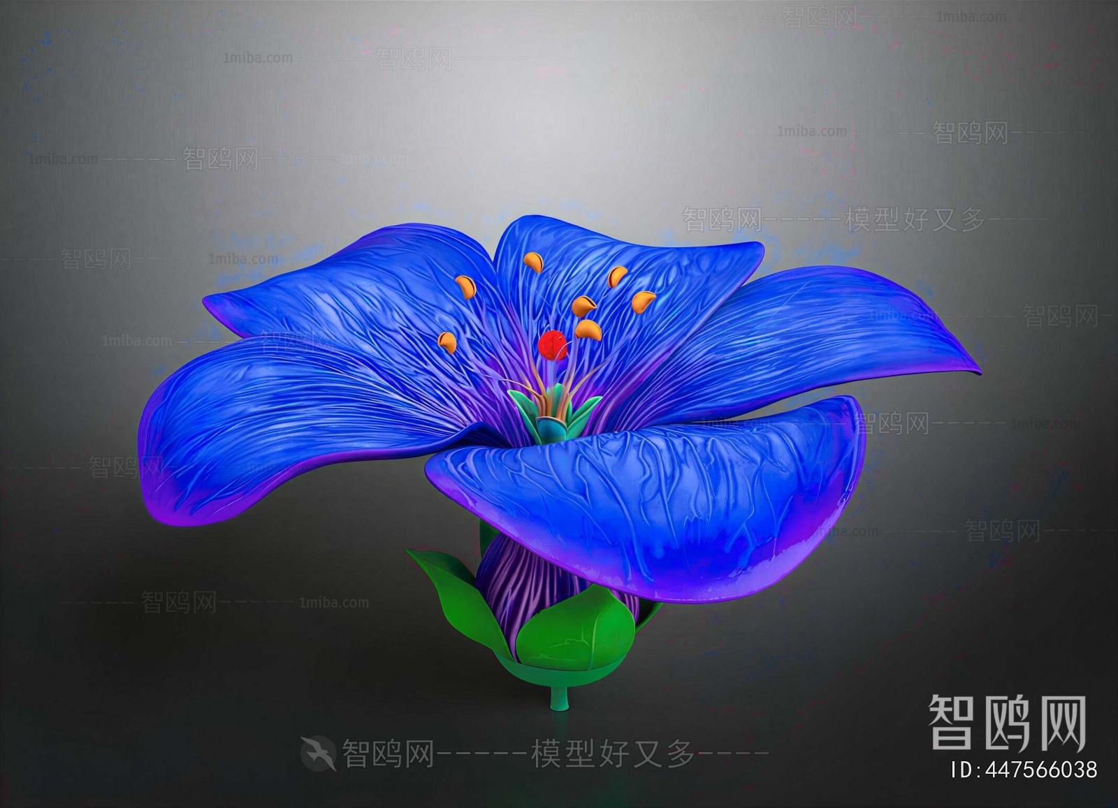 Modern Flowers And Grass