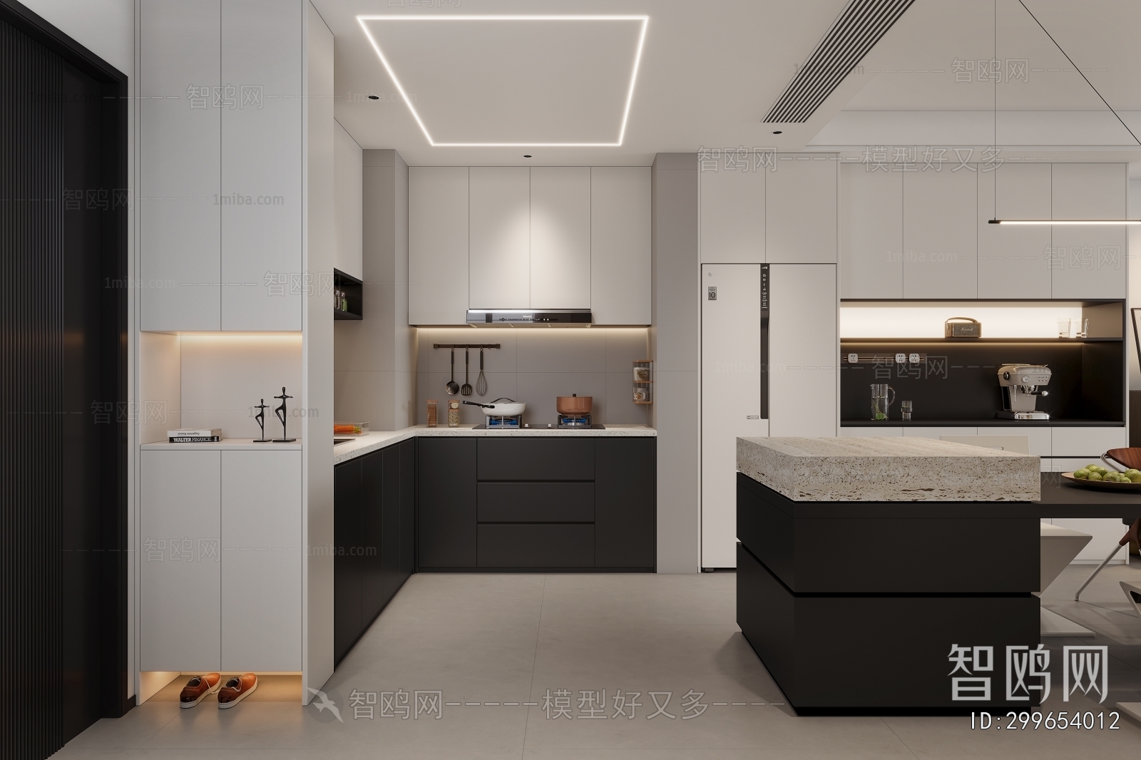 Modern Open Kitchen