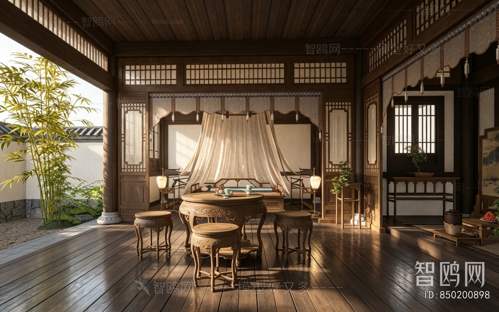 New Chinese Style Guest Room