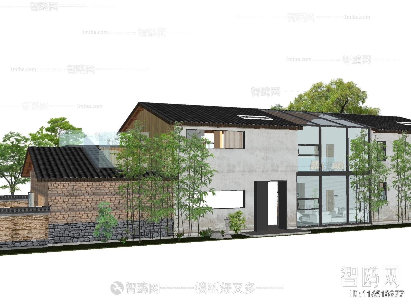 Modern Appearance Of Commercial Building