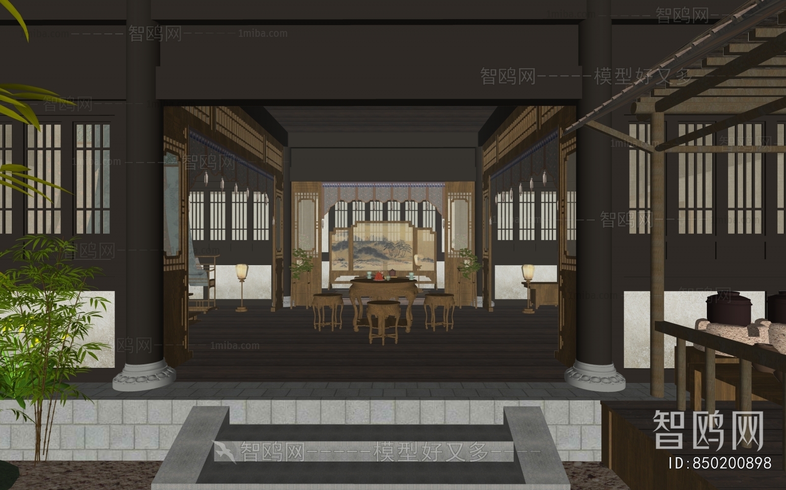 New Chinese Style Guest Room