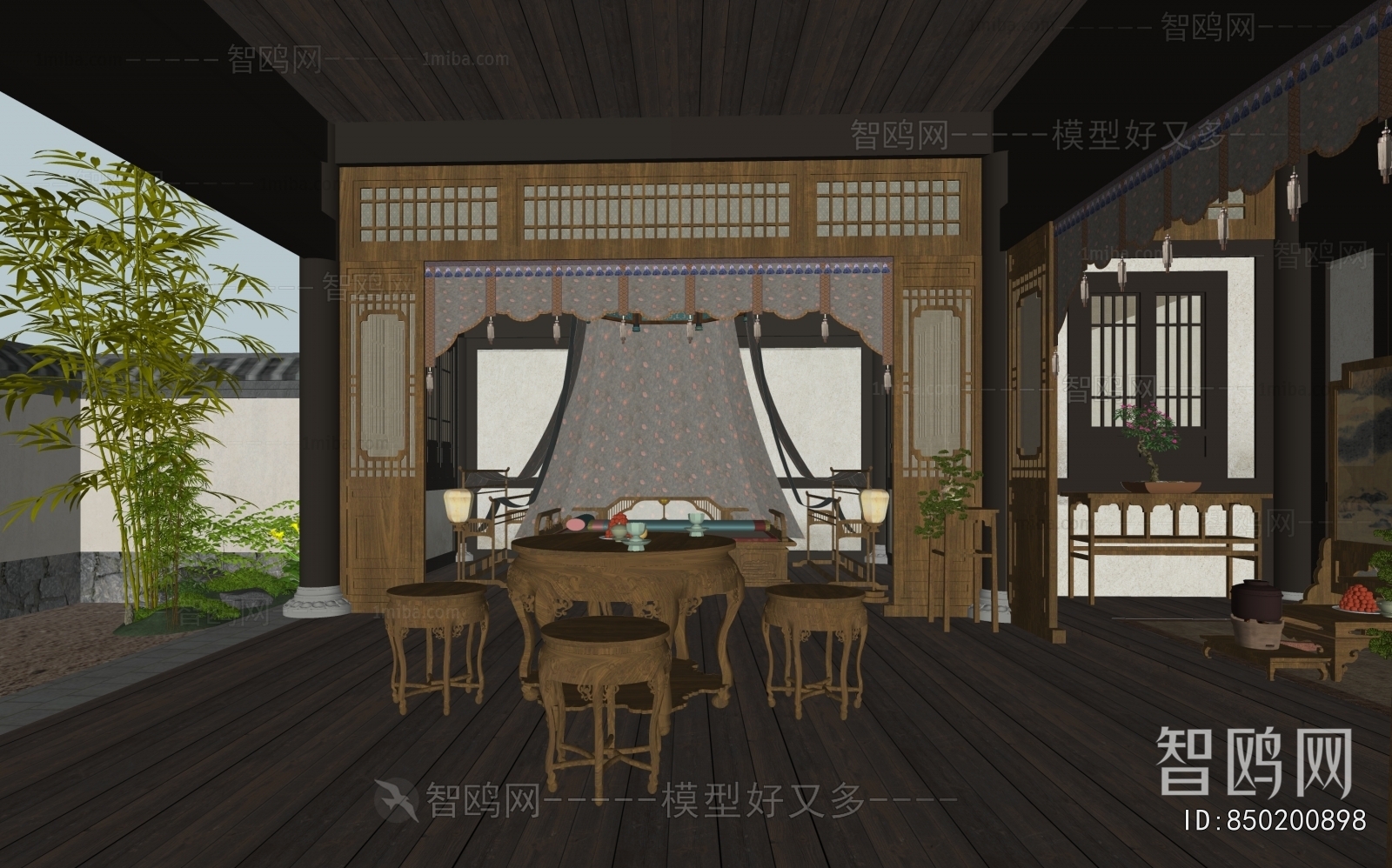 New Chinese Style Guest Room