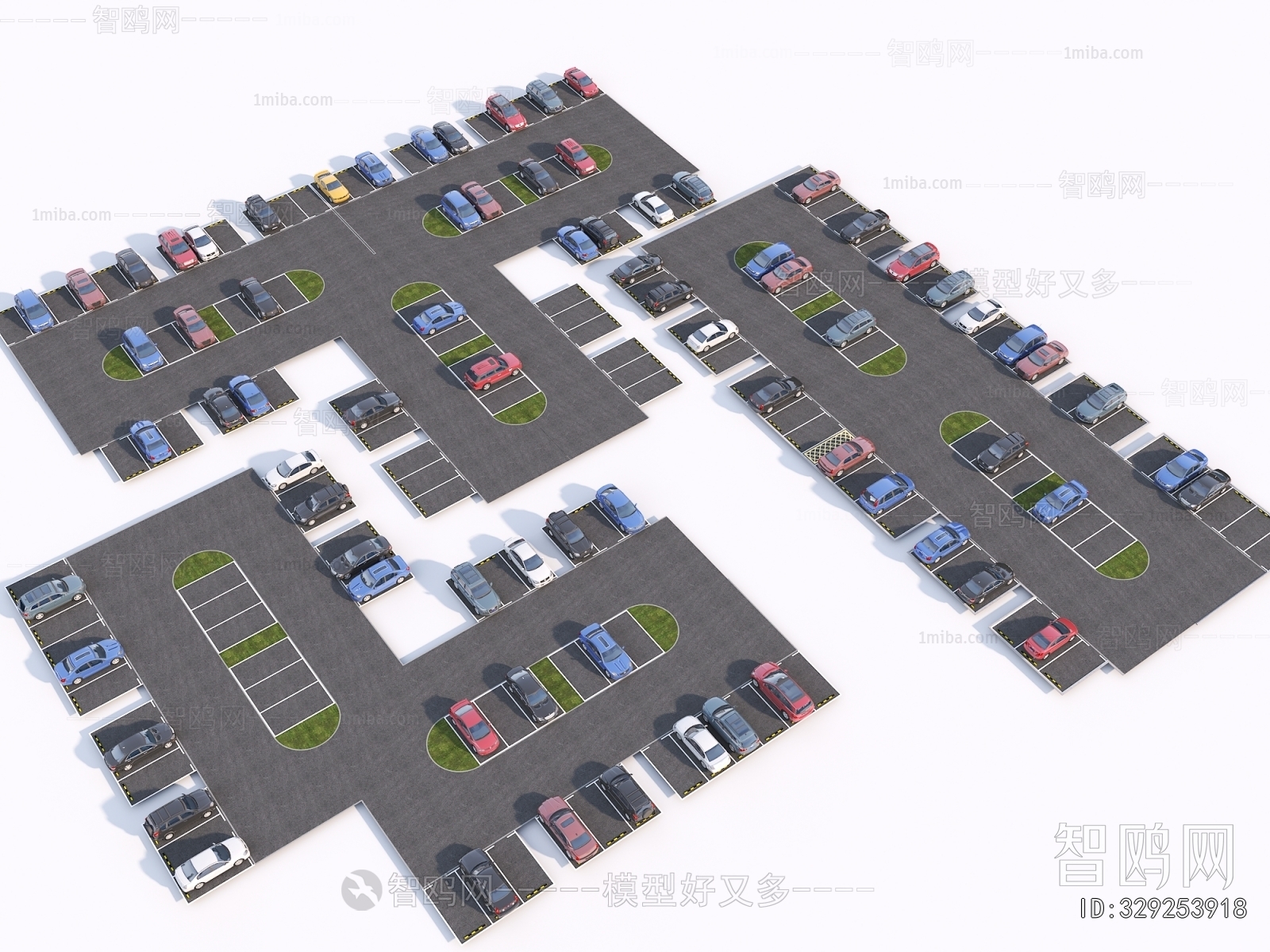 Modern Outdoor Parking Lot