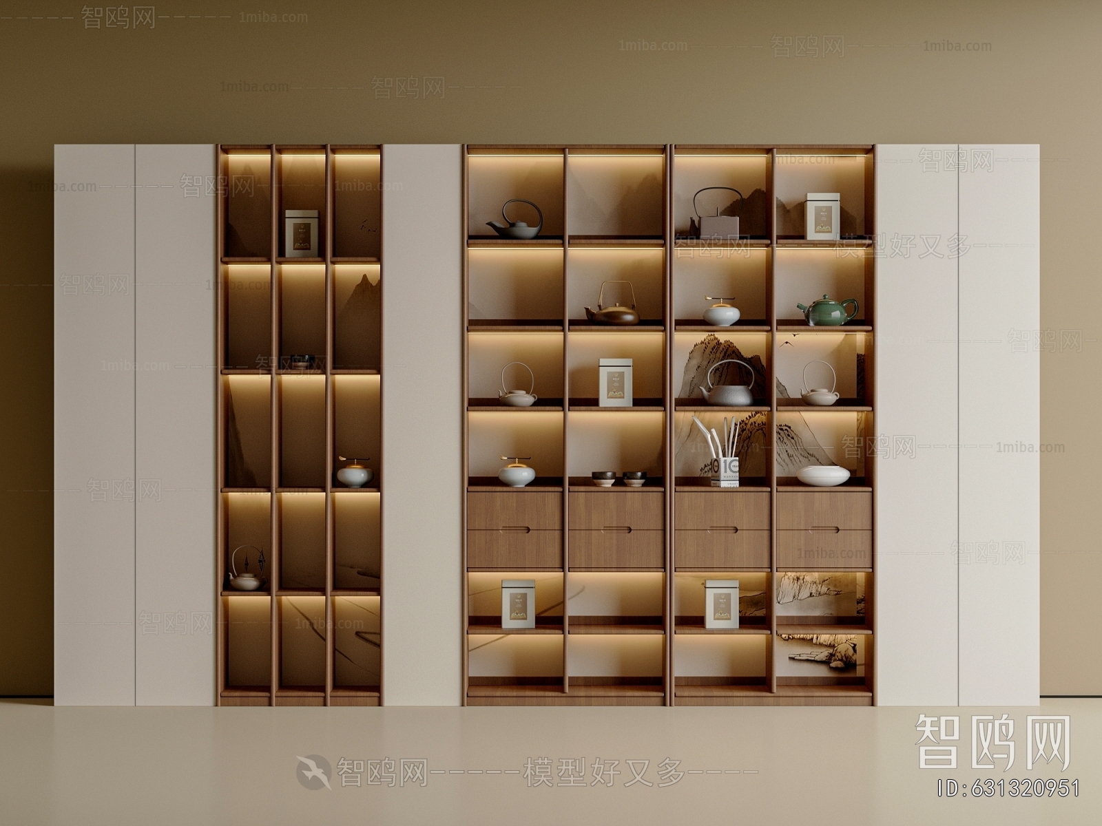 New Chinese Style Decorative Cabinet