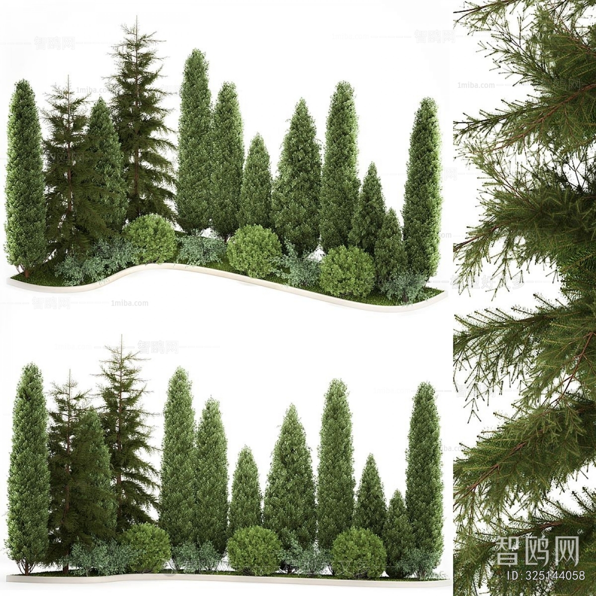 Modern Tree 3D Model Download - Model ID.325144058 | 1miba