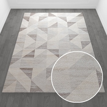 北歐現代簡約風格方形地毯 (8)-ID:10903542
