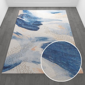 北歐現代簡約風格方形地毯 (30)-ID:10902630