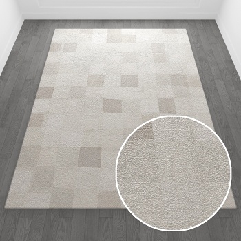 -现代风格方形地毯-ID:214002882