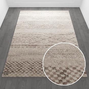 北欧现代简约风格方形地毯 (11)-ID:10902755