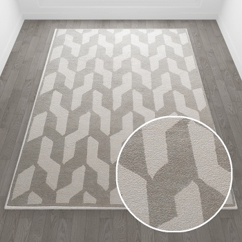 北欧现代简约风格方形地毯 (20)-ID:10903742