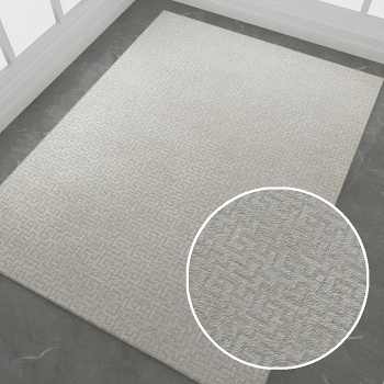 现代方形地毯-ID:376328177