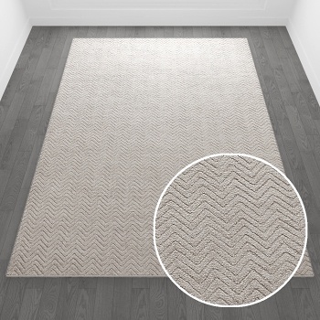 -现代风格方形地毯-ID:10902429